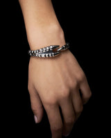 Claw Silver Bangle