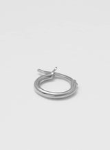 Wire Shiny Silver 12 mm Hoop