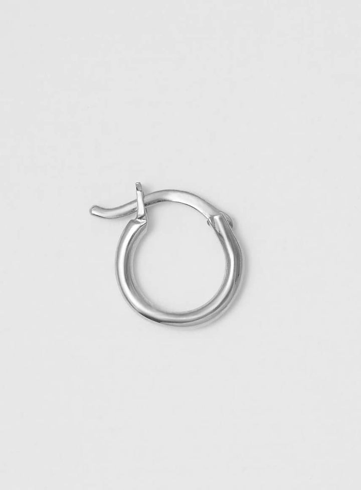 Wire Shiny Silver 12 mm Hoop