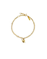 Tuvstarr's Heart Gold Plated Bracelet