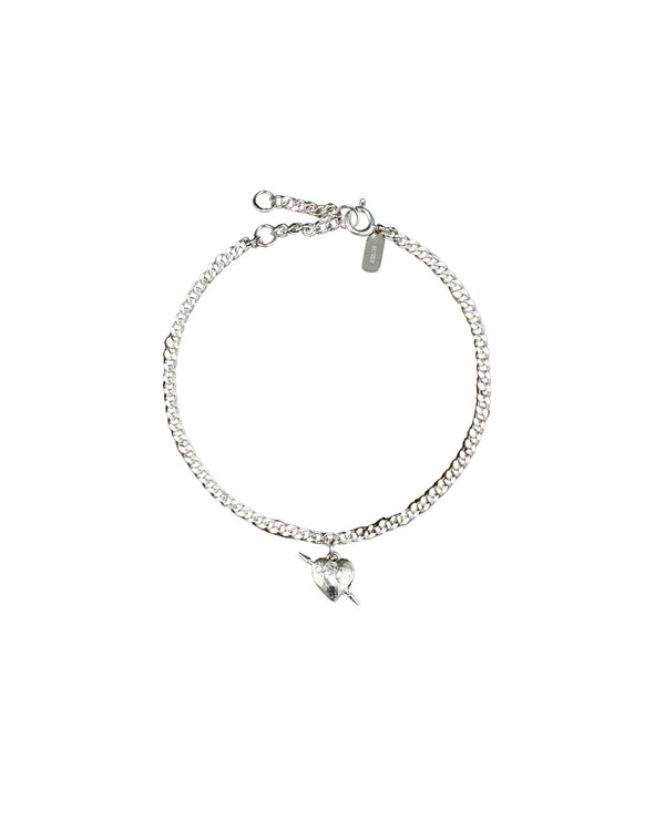 Tuvstarr's Heart Silver Bracelet