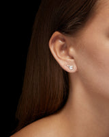 Tuvstarr's Heart Silver Stud