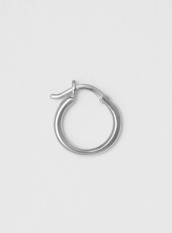 Wire Shiny Silver 14 mm Hoop