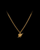 Tiny Tuvstarr's Heart Gold Plated Necklace