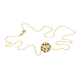 Mini Hasard 18K Gold Necklace w. Lab-Grown Diamonds