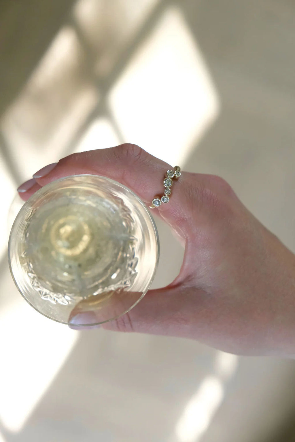 Sofia 14k Gold Ring w. Diamanten