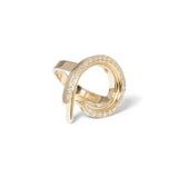 Galaxy 18K Gold Ring w. Lab-Grown Diamonds