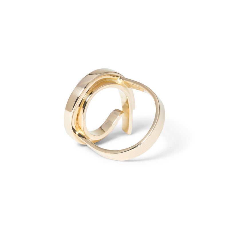 Galaxy 18K Gold Ring w. Lab-Grown Diamonds