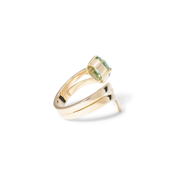 Northern Light Goldring aus 18K I Turmalin