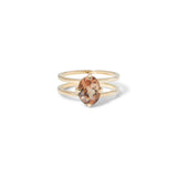 Nebula 18K Gold Ring w. Tourmaline