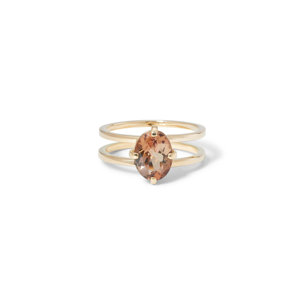Nebula Goldring aus 18K I Turmalin