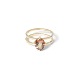 Nebula 18K Gold Ring w. Tourmaline