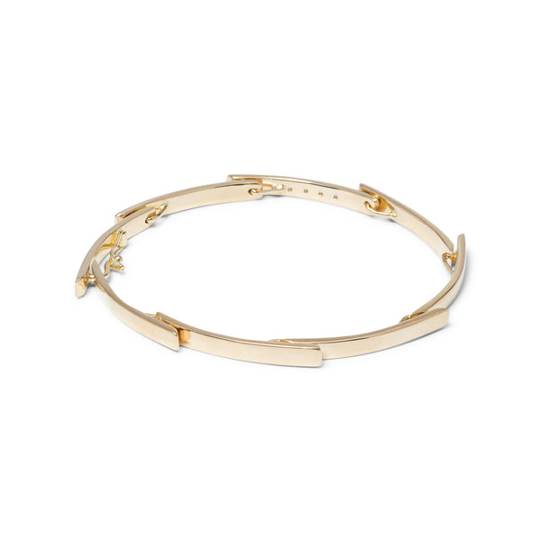 Spiral Galaxy 18K Gold Bangle