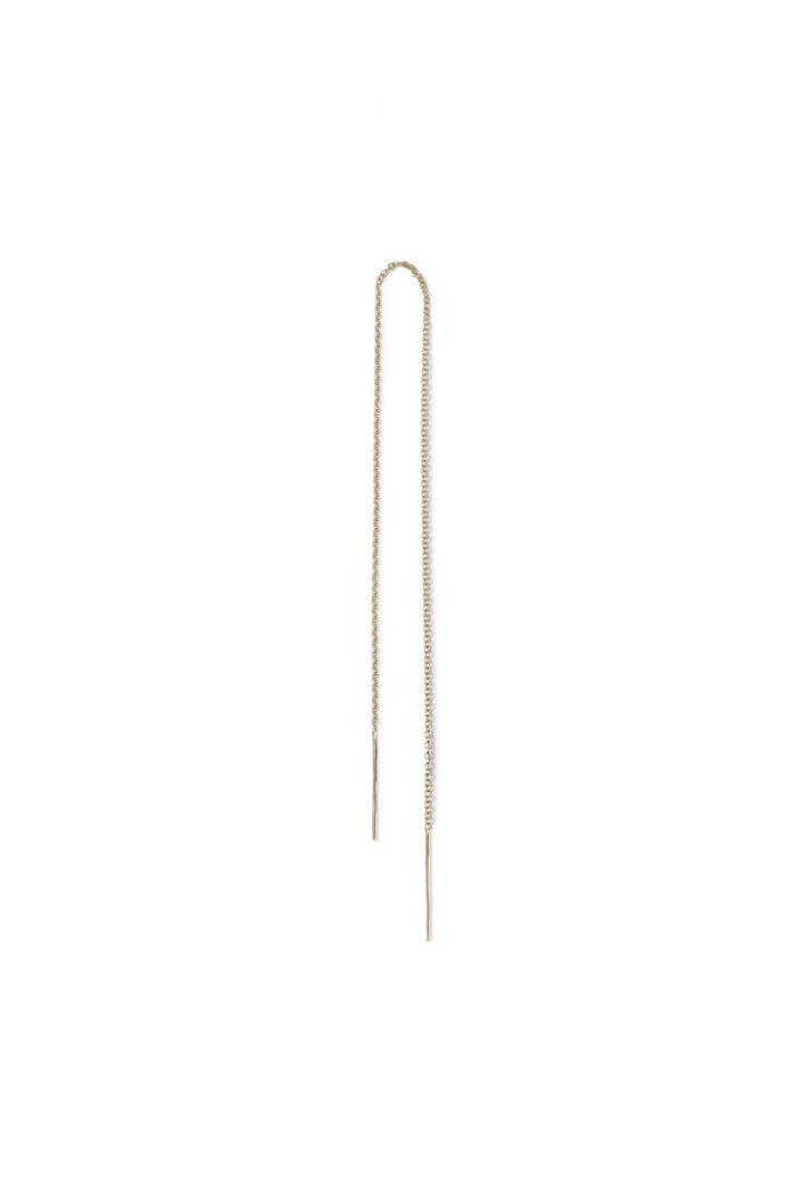 Orions Belt Chain 18K Gold Earrings