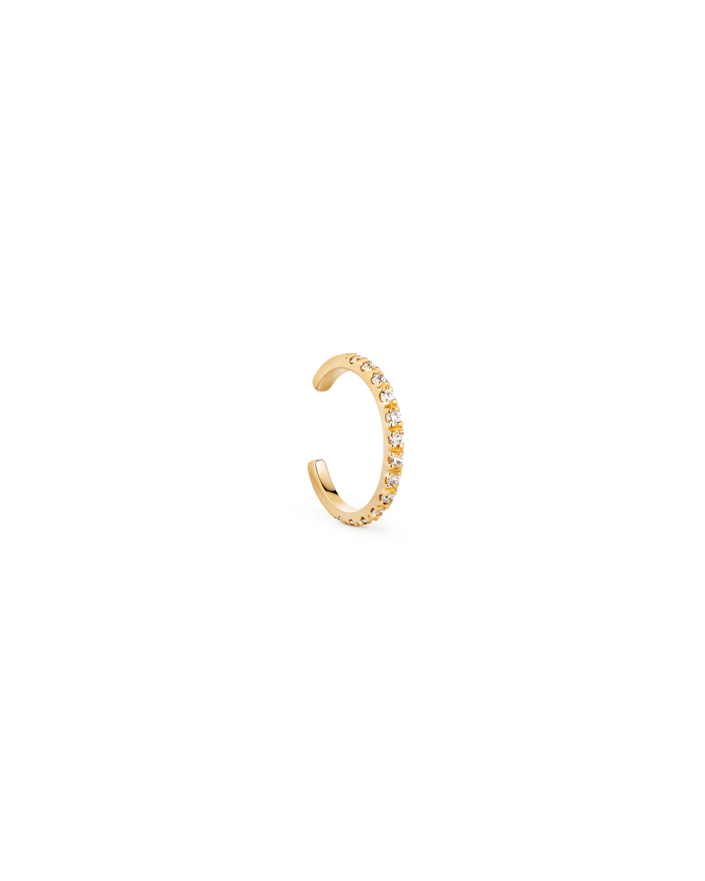 Alliance 14K Gold Ear Cuff w. Lab-Grown Diamonds