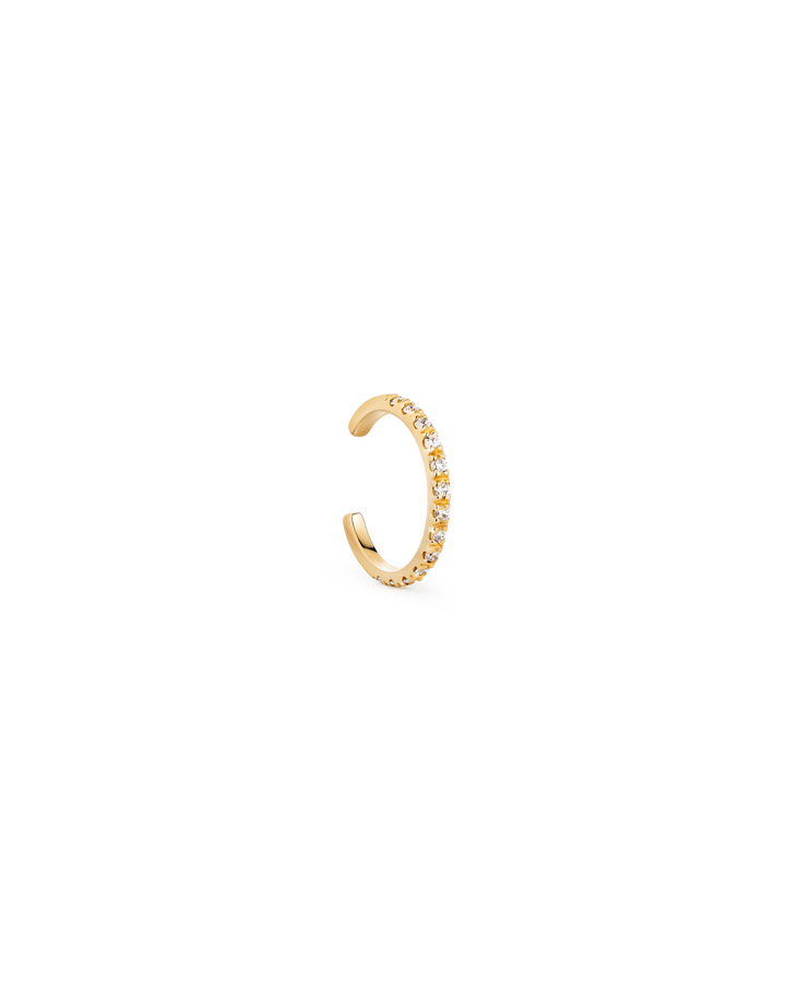 Allianz 14K Gold Ohrmanschette W. Diamanten gewachsen
