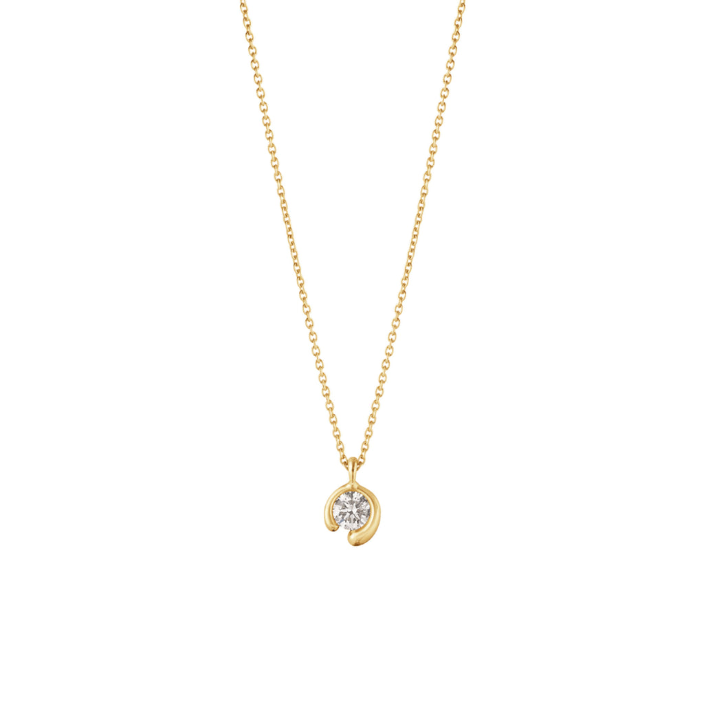 Mercy 18K Gold Necklace w. 0.20ct Diamond