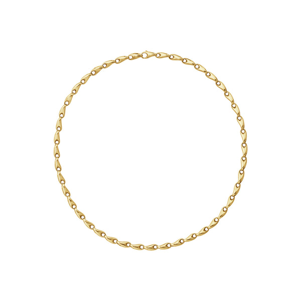 Reflect Slim Link 18K Gold Necklace