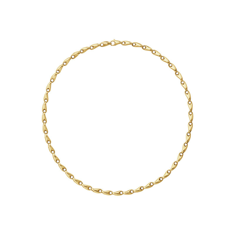 Reflect Slim Link 18K Gold Necklace