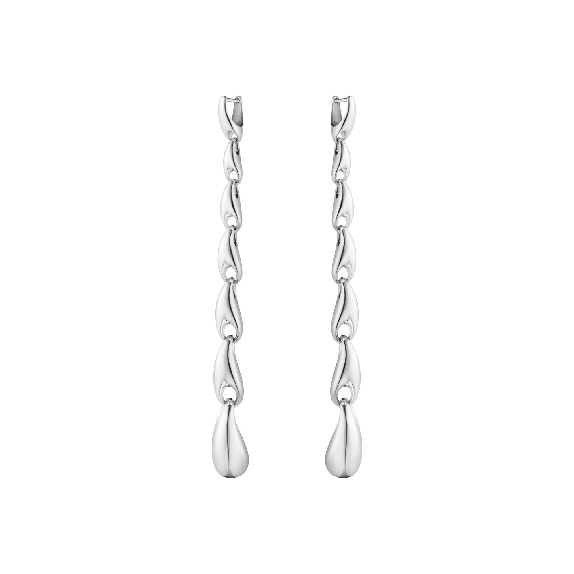 Reflect Extra Long Silver Earring