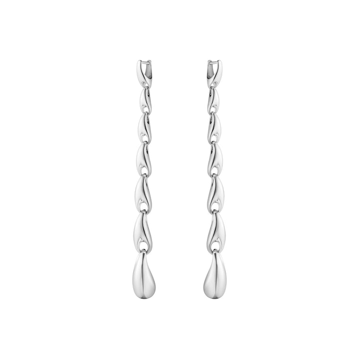 Reflect Extra Long Silver Earring