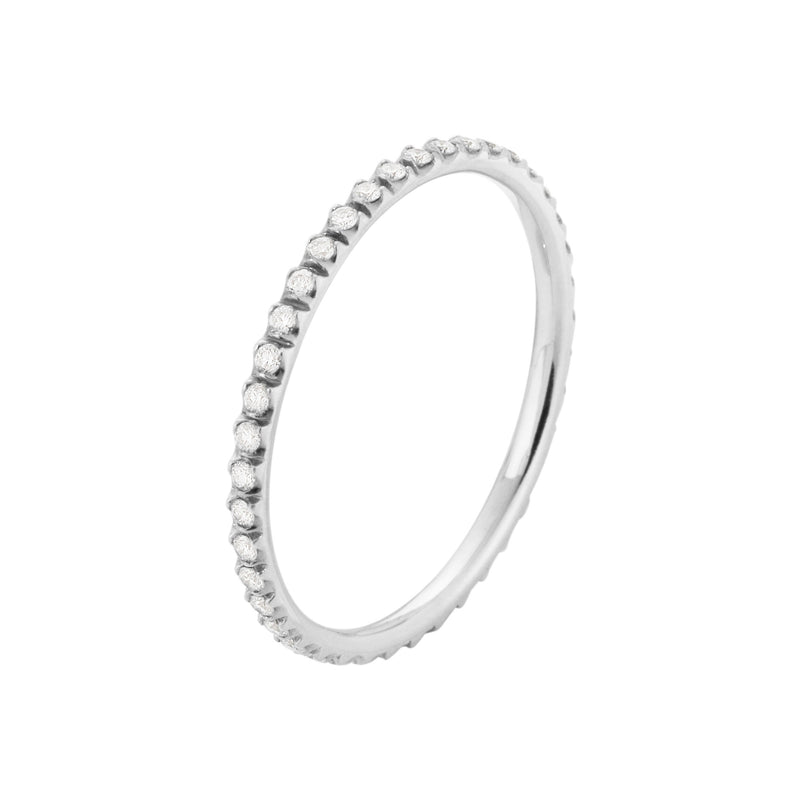 Signature 18K Whitegold Ring w. 0.20-0.24 CT Diamonds