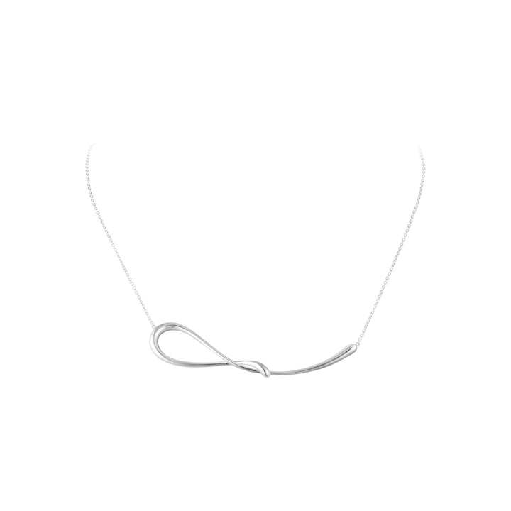 Mercy Silver Twisted Pendant Necklace