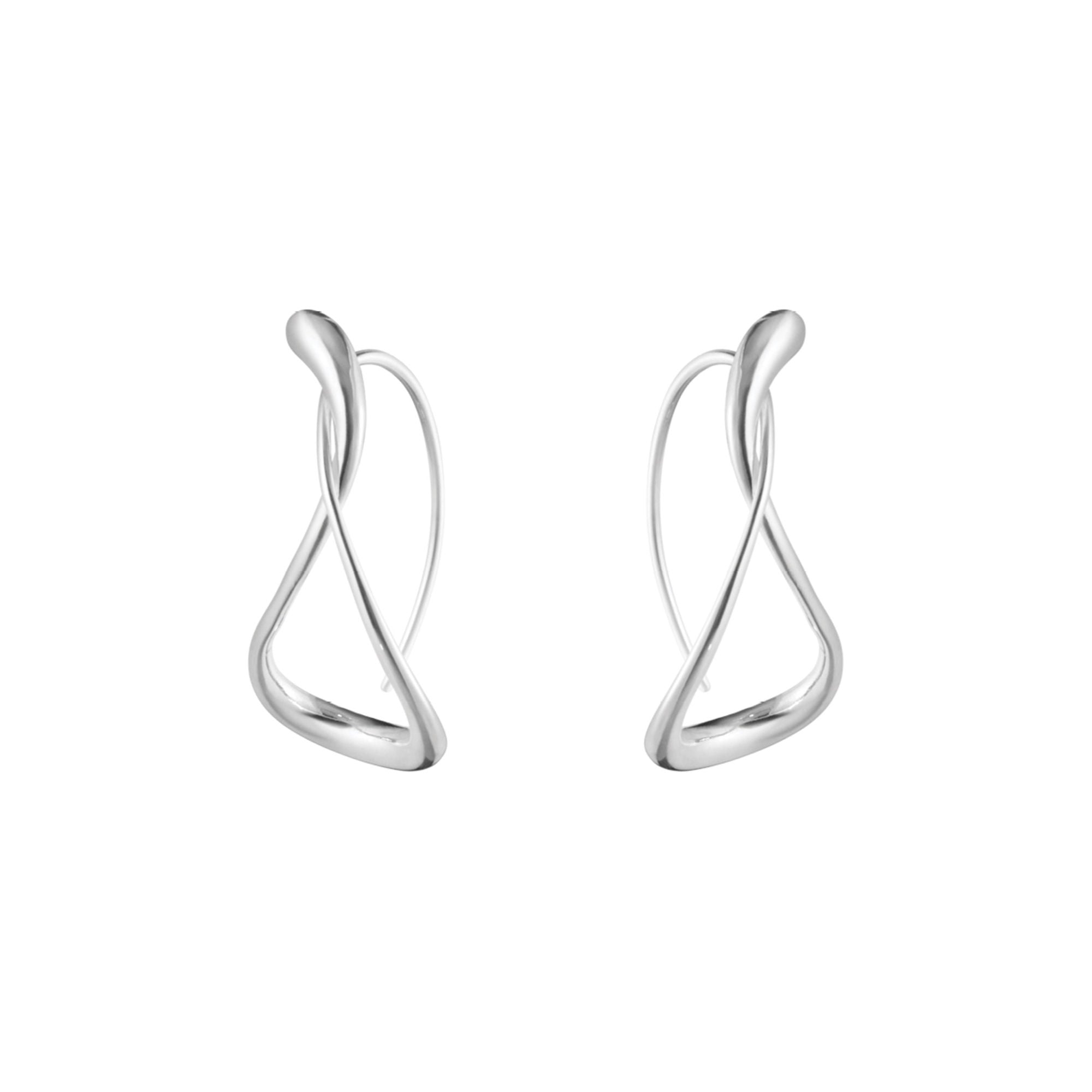 Mercy Large Silver Hoops