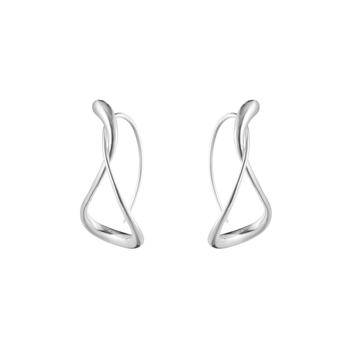 Mercy Large Silver Hoops