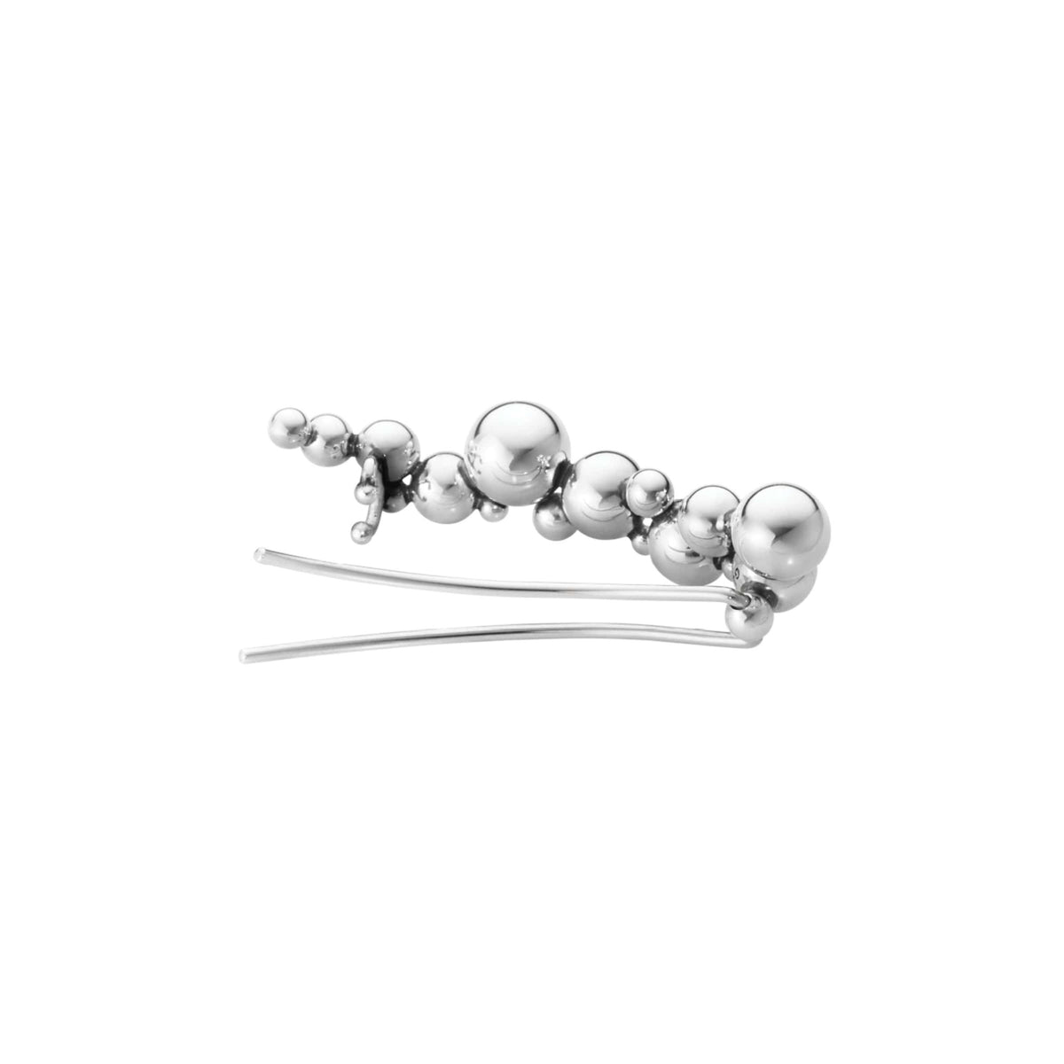 Moonlight Grapes Silver Hair clip
