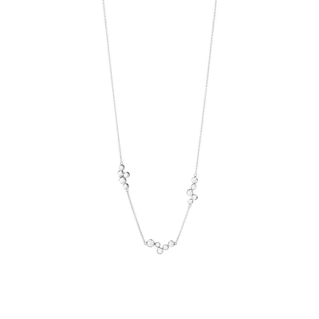 Signature 18K Whitegold Necklace w. Diamonds