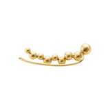 Moonlight Grapes Crawler 18K Gold Earrings