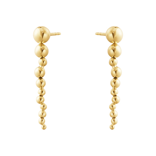 Moonlight Grapes 18K Gold Long Earrings