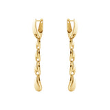 Reflect 5 Link 18K Gold Earrings