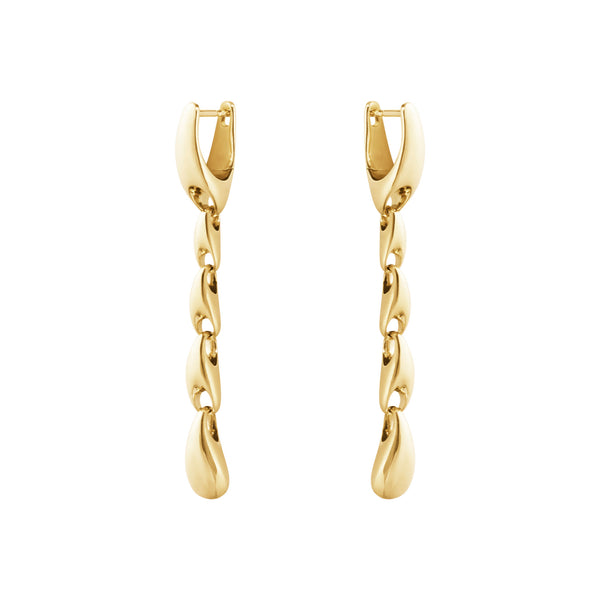 Reflect 5 Link 18K Gold Earrings