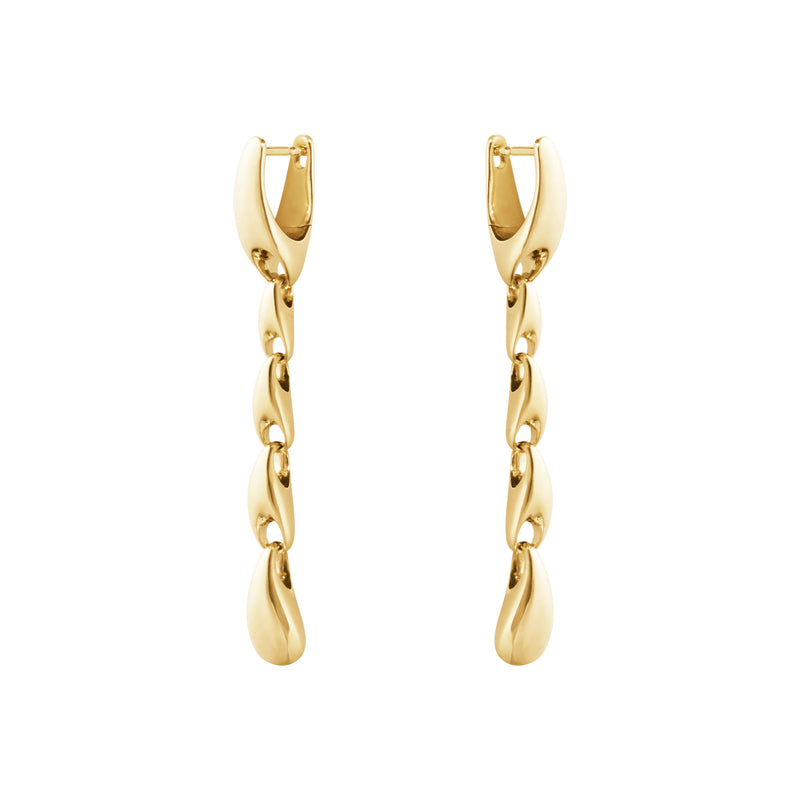 Reflect 5 Link 18K Gold Earrings