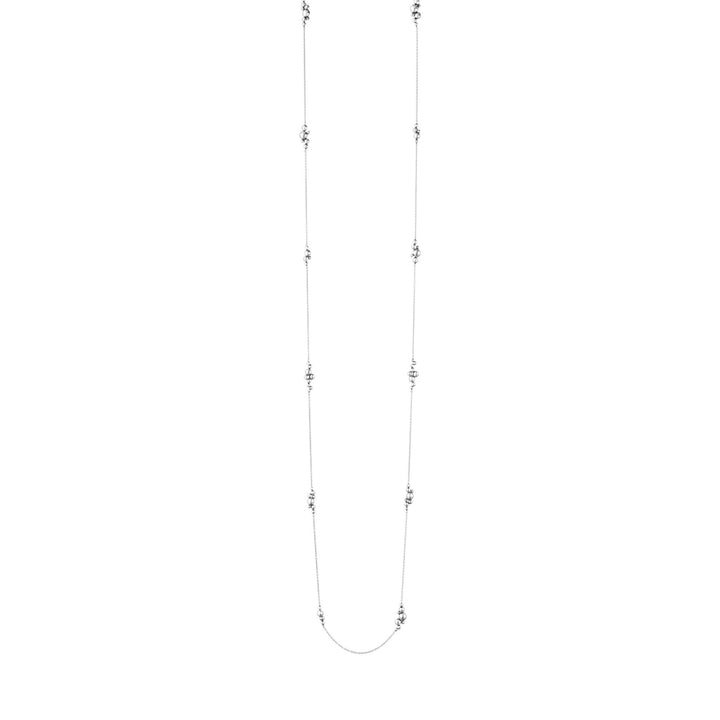 Moonlight Grapes Sautoir Silver 120cm Necklace
