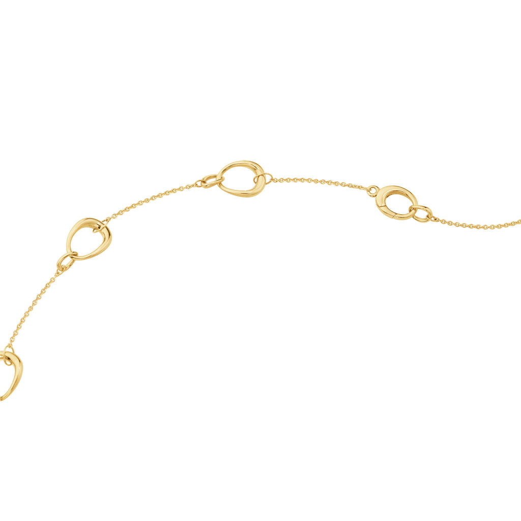 Offspring Medium Georg Jensen Offspring Medium Loops 18K Gold Necklace – The Jewellery Room