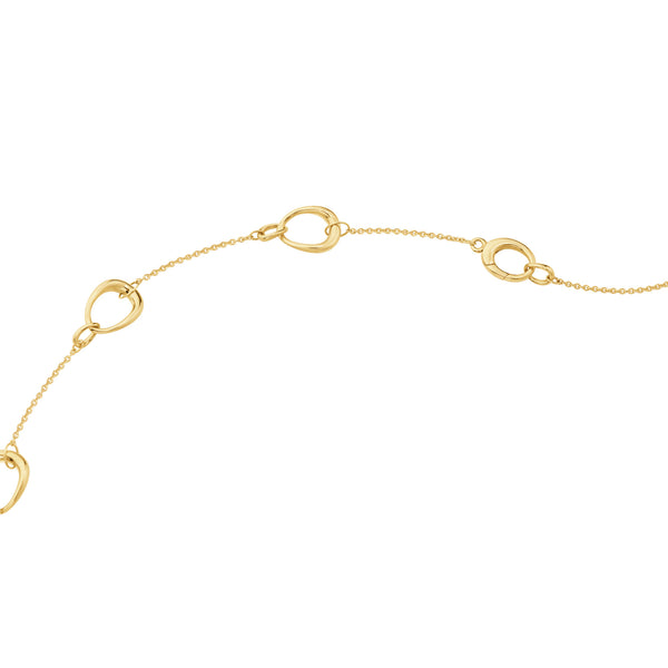 Offspring Medium Loops 18K Gold Necklace