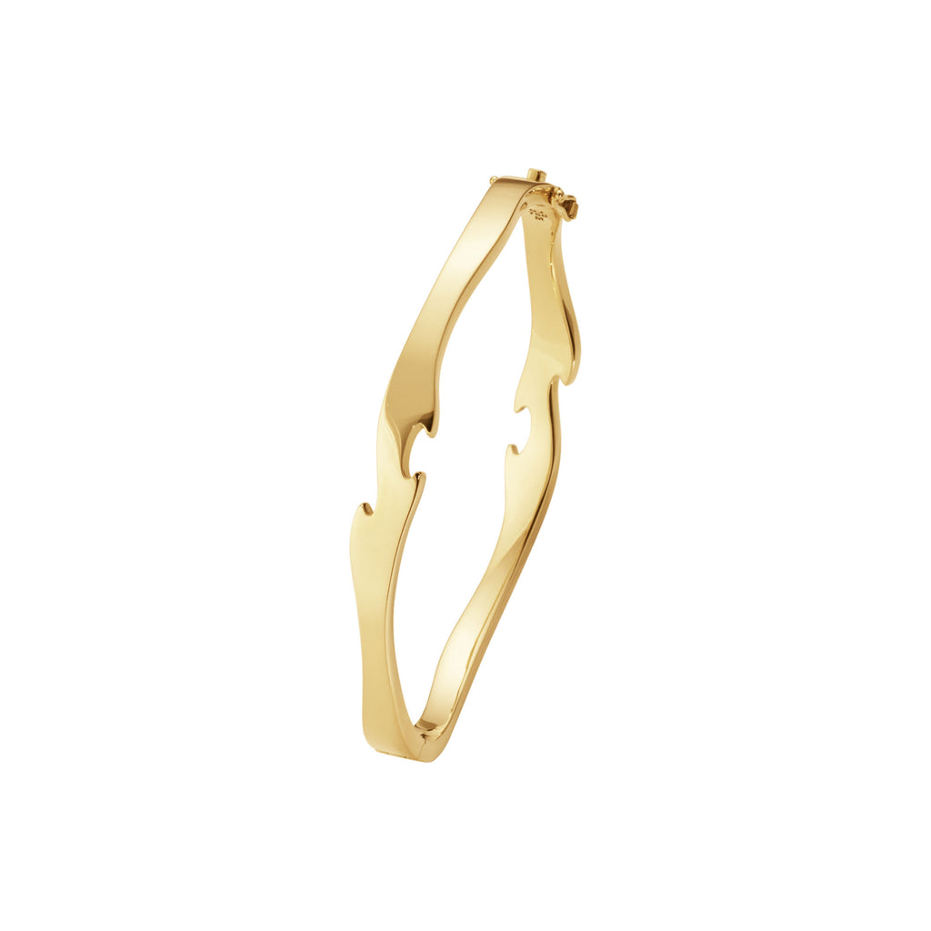 Fusion 18K Gold Bangle