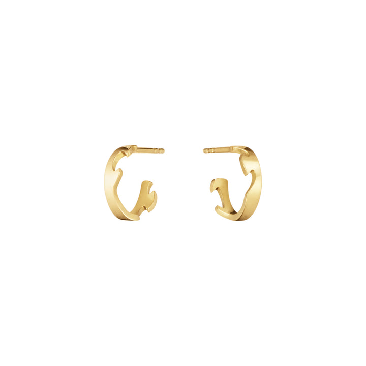 Fusion Small 18K Gold Hoops