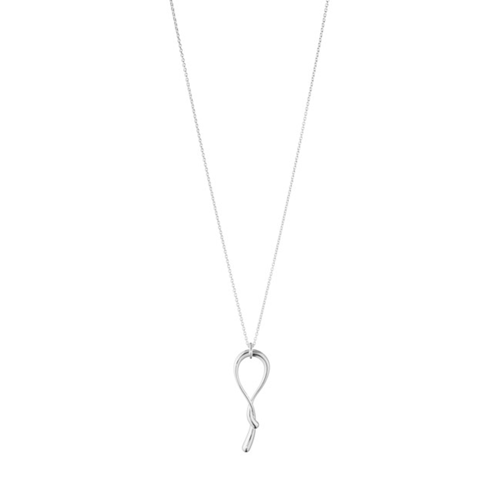 Mercy Swirl Silver Necklace