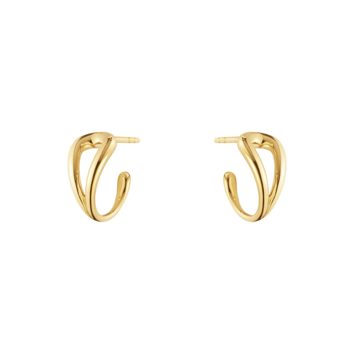Mercy Swirl 18K Gold Hoops