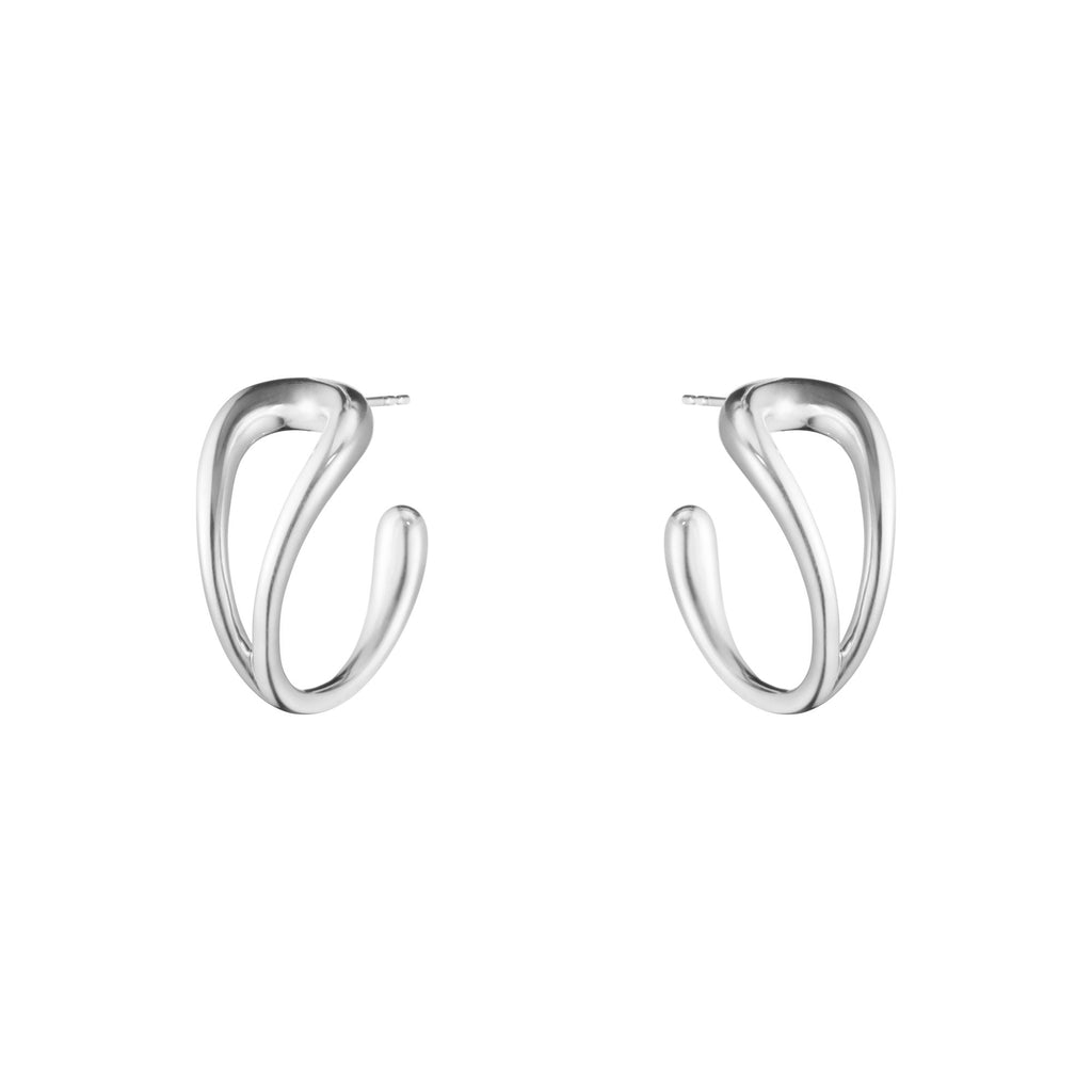 Mercy Swirl Silver Earrings
