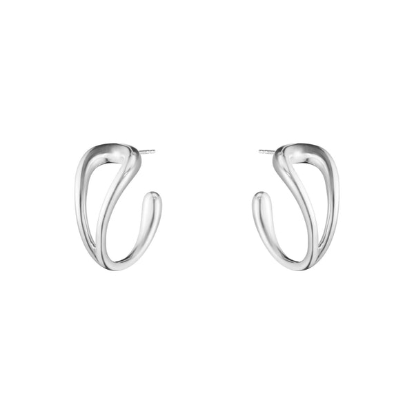 Mercy Swirl Silver Earrings
