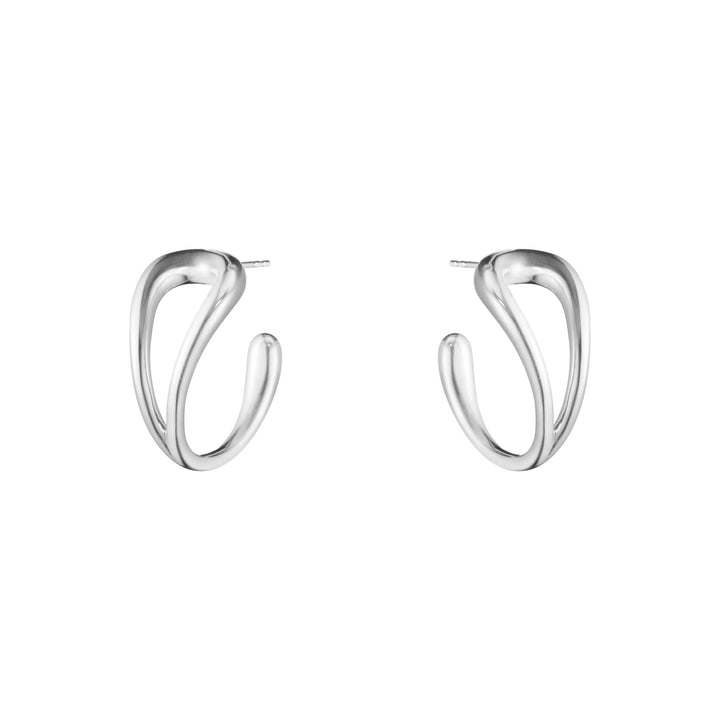 Mercy Swirl Silver Earrings