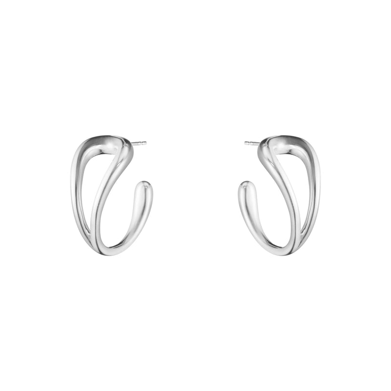 Mercy Swirl Silver Earrings