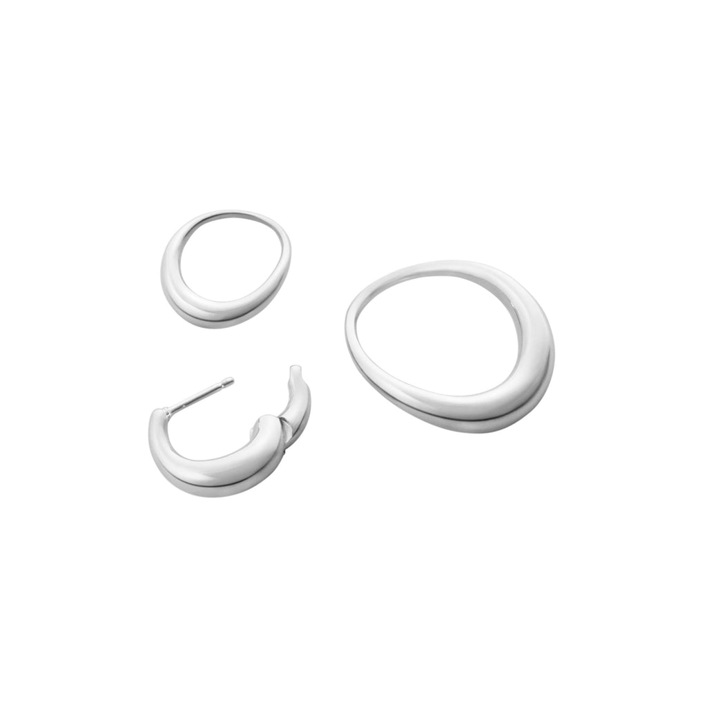 Offspring Medium Silver Earrings
