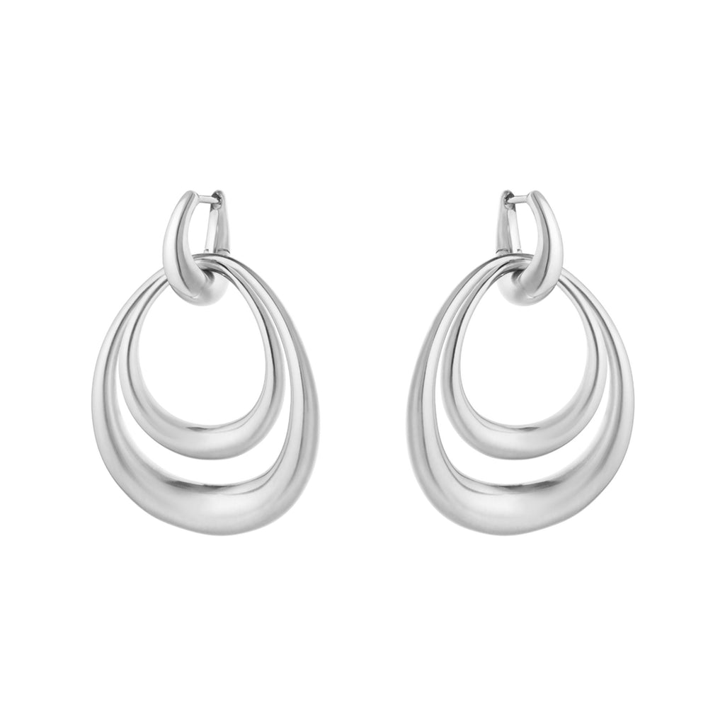 Offspring Large Silver Earrings