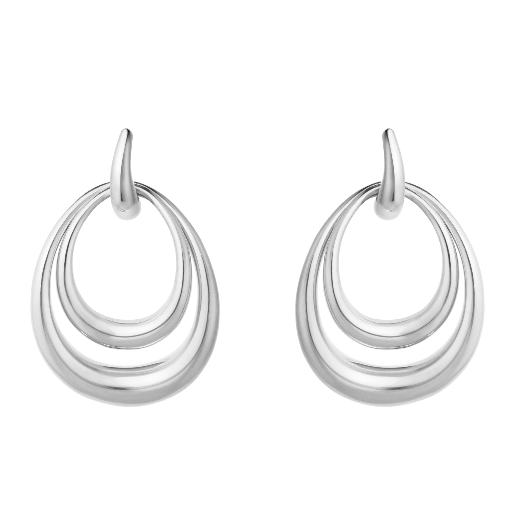 Offspring Large Silver Earrings